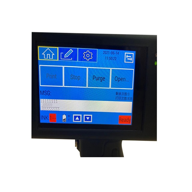 Impresora de inyección de tinta de mano, máquina de codificación de caracteres grandes, portátil, Industrial, IPS-HH600, 60mm