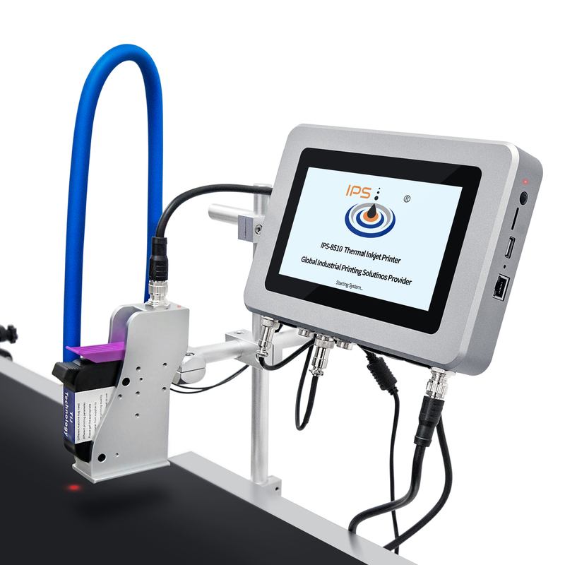 Impresora TIJ automática para código de lote/botella de plástico Serie IPS-8610