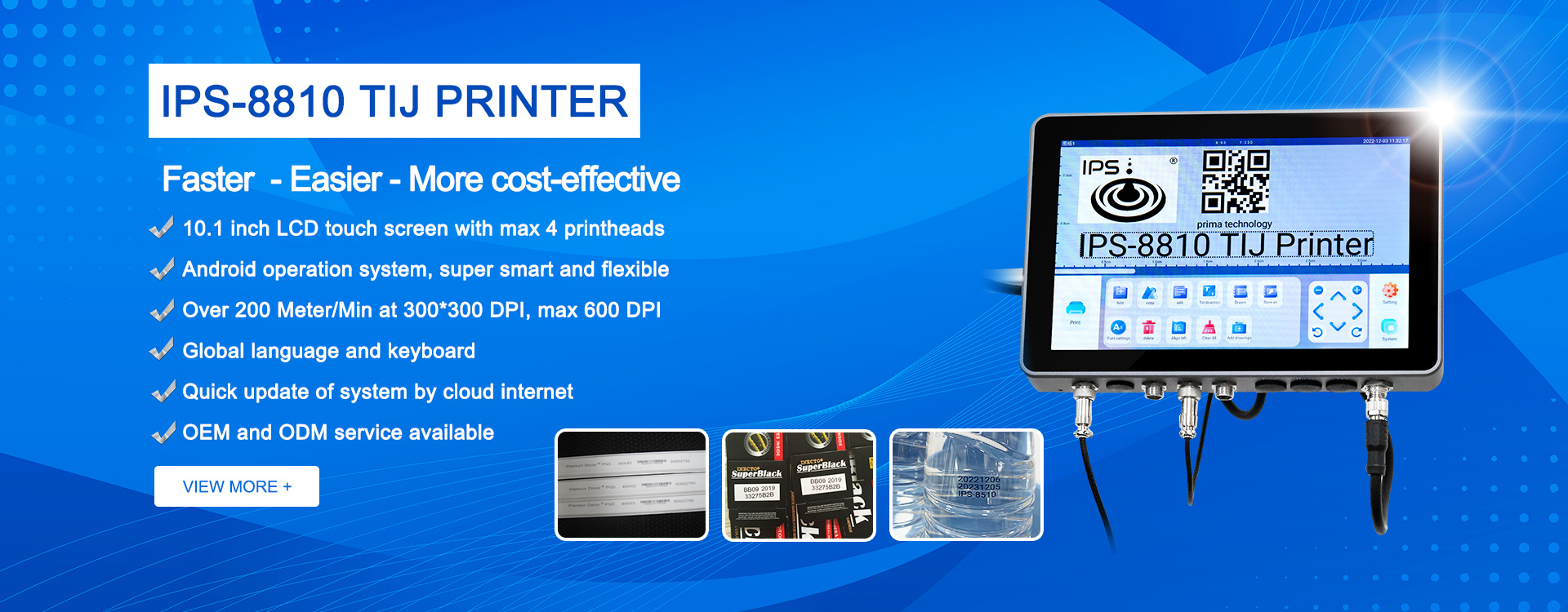 TIJ Printer, Thermal Inkjet Printers TIJ Printer, Commercial TIJ Printer supplier